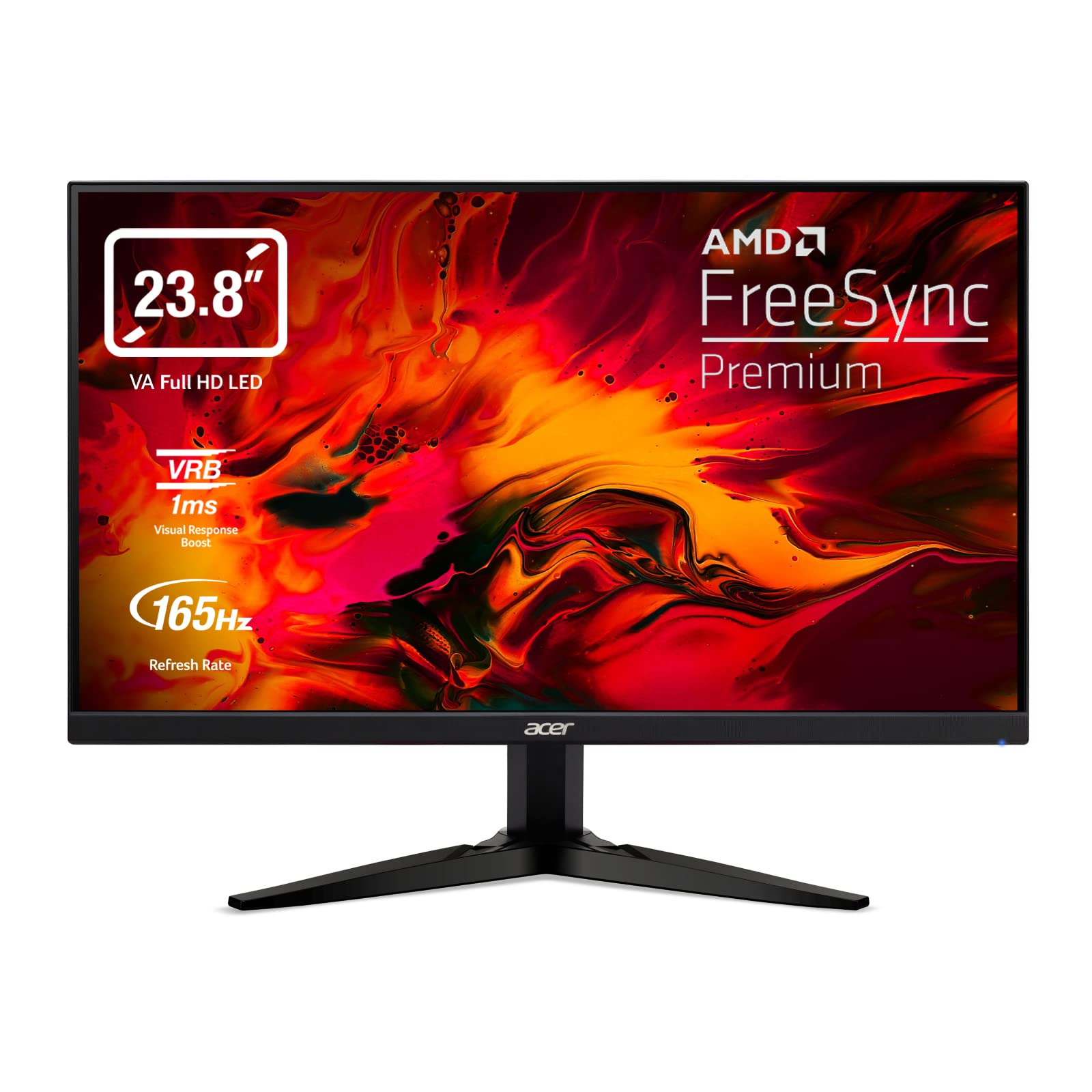 Acer KG241YS Monitor 24 Inch Full HD, 165Hz, 1ms , HDMI 2.0, DP